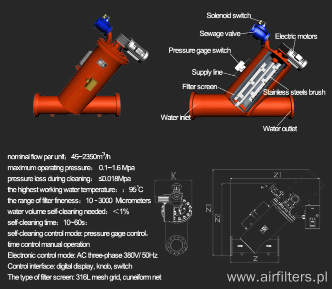 EY Series Automatio Self-Cleaning Strainer