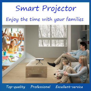 High lumens smart projector,protable usb mini smart led projector