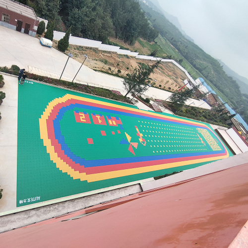 Tapis de cour de jardin d&#39;enfants en plein air