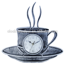 coffee cup wall clock