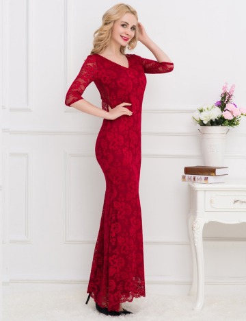 Valentine gift for women patterns of lace evening dress beautiful lace dress