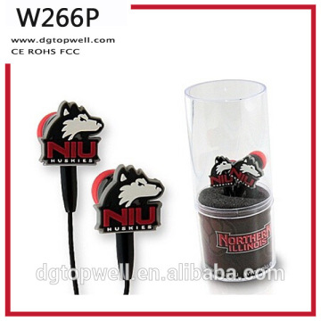 Acrylic tube earphone, air tube earphone, plastic tube earphone