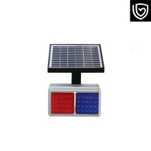 Solar popping light LED construction strobe