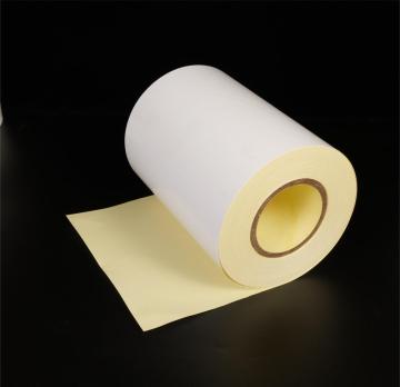 Bright White BOPP (TC) Freezer Adhesive Yellow Glassine