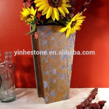 slate flower bottle, slate bottle, slate bottle for flower