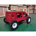 Mesin Lawn Lawn Mower Gasoline 4WD Crawler Lawn Mower