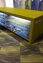 Nylon square carpet tile with pvc backing