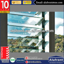 Aluminium Glass Shutter Windows
