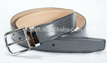 Man's 3.5cm black col formal PU belt