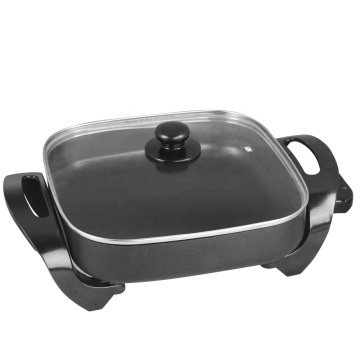 Multifunction Non-Stick Electric Skillet & Pizza Pan: Versatile Kitchen Appliances for Home Cooking