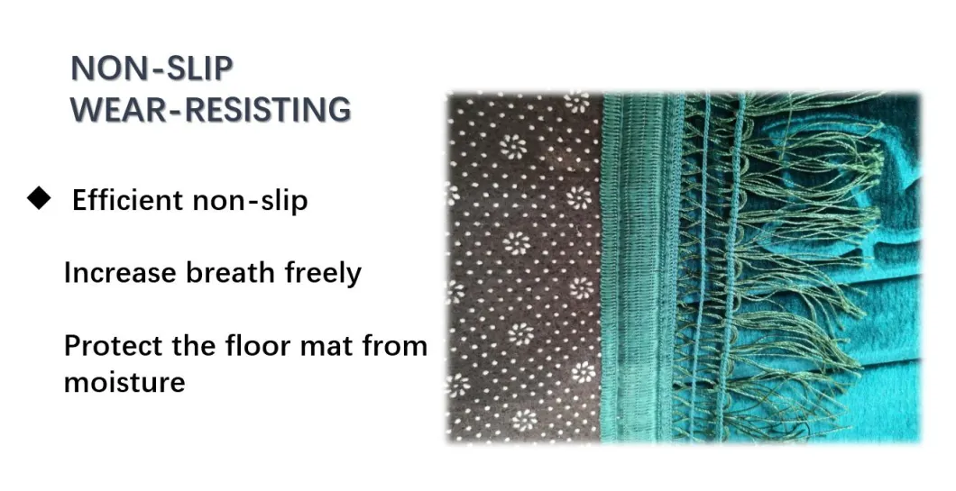 Modern High Quality Polyester 80X120cm Portable Soft Travel Folding Prayer Mat Thick