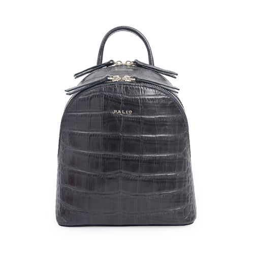 Zaino unisex in pelle di alligatore Elegante borsa da viaggio