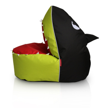 Fashion lime color bean bag shark for kids