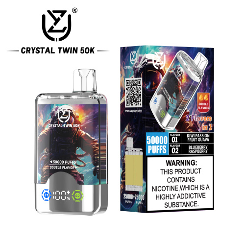 UZY Crystal Twin 50k Disposable Vape Wholesale Online