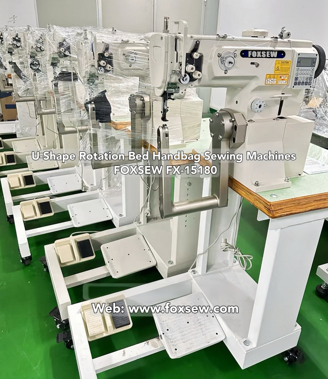 U-Shape Rotation Arm Handbag Sewing Machine FOXSEW FX-15180 -4