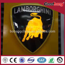 2015 hot sale outdoor golden car emblems for shop