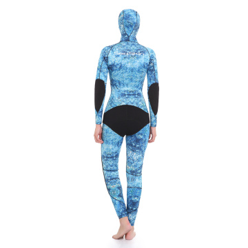 Seaskin 9mm Wetsuits Spearfishing untuk Air Dingin