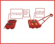 Machinery movers working with no pollution