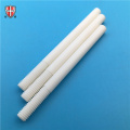 abrasion resistant 99% alumina ceramic thread rod shaft