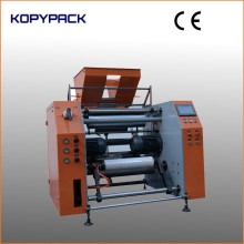full automatic stretch film cutting and rewinding machine