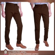 2015 New style 100% cotton dark brown new style boys pants