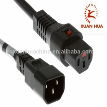 IEC lockable cord