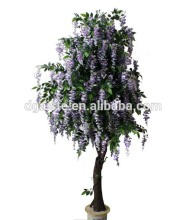 fake wisteria tree artificial natural tree ornament interior decor flower pot tree