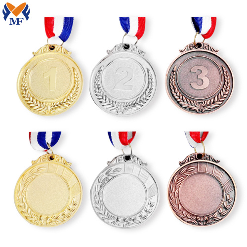 Medalha esportiva de metal personalizada por atacado