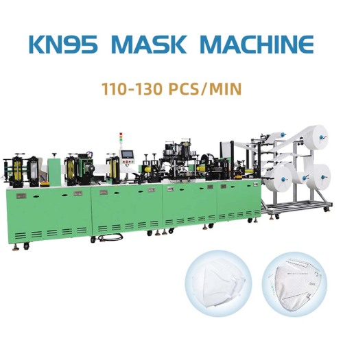 hız 130pcs KN95 Yüz Maskesi Yapma Makinesi