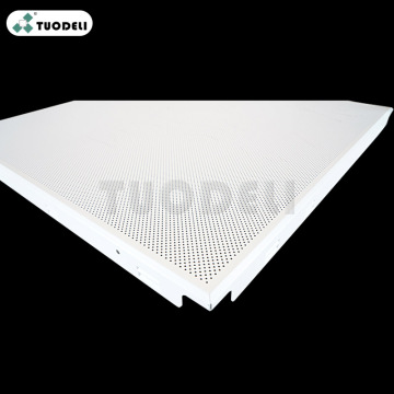 Tuile de plafond commerciale à clipser en aluminium