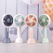 Handheld Table Foldable Mirror Cute Mini Fan
