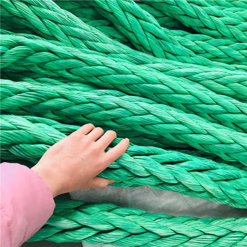 Corda de amarração de alta elasticidade da costa da corda 12 UHMWPE