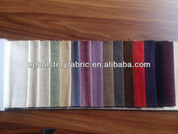 polyester linen cotton viscose blend sofa fabric