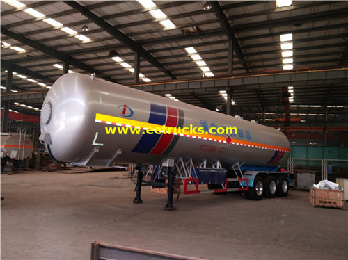 60000L 25ton LPG Trailers Uwasilishaji