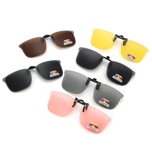 Factory New Clip-On Sunglasses with Polarized Lenses - Unisex Optical Frames