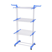Wholesale Multifunction Balcony Folding Hanger: Removable and Retractable Three-Tier Towel Hanger