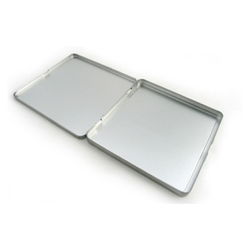 shenzhen rectangular silver dvd tin packaging box