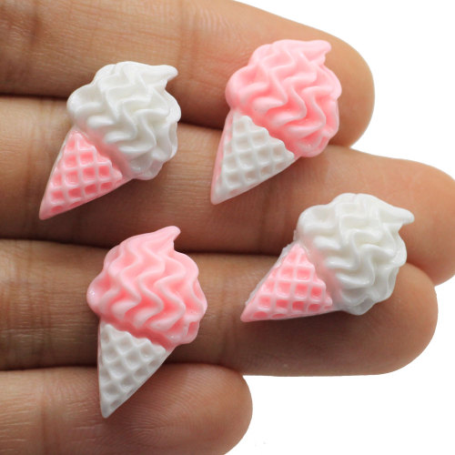 Hot Selling Kawaii Pink White Dollhouse Food Resin Flatback Cabochons Phone Decoration Crafts DIY Scrapbooking Accessories 24MM