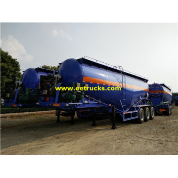 3 Axle 35-60cbm Bulk Powder Trailers Trailers