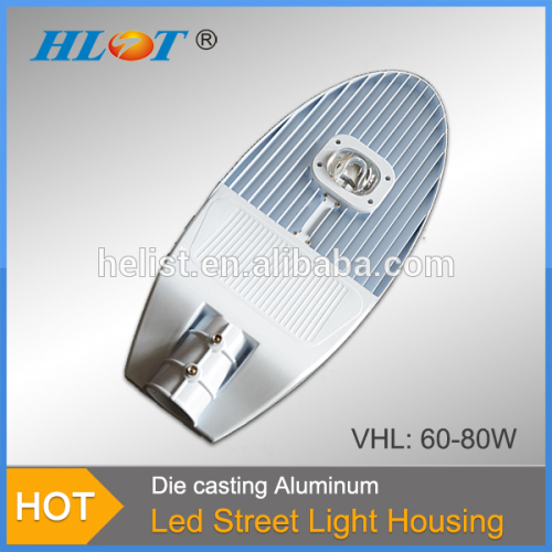 Boat Shape New Design COB 80 watt aluminium led street light cover