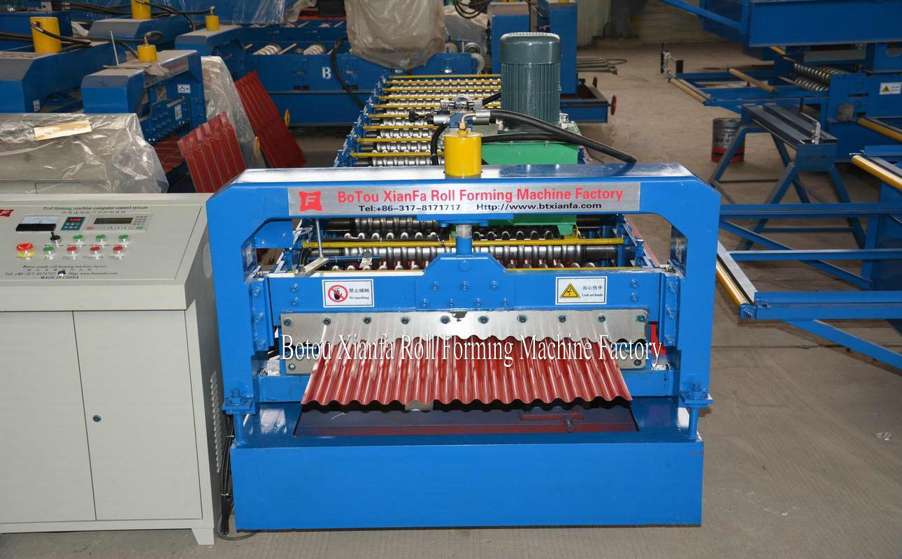 corrugated forming machine