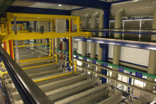 Anodizing production line Al surface treatment line