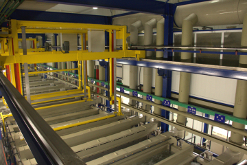 Anodizing production line Al surface treatment line