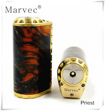 Priest stable wood brass material custom vape mods