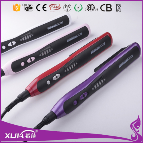 Big size flat iron Electric hot air brush Steam magic hair brush straightener electric comb best price