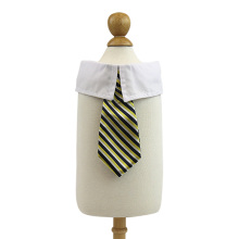 fashionable Striped Neck Dog Collar Pet Bow Tie