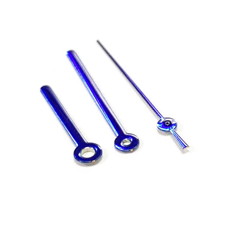 Blue plating Bold Stick watch hands watch parts