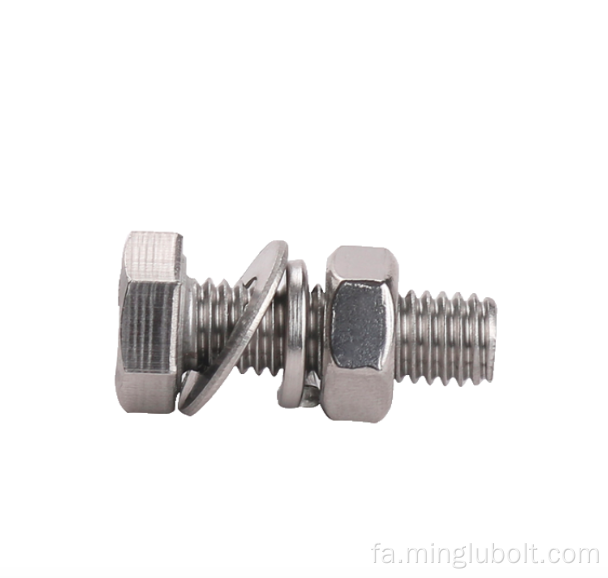 stainless steel A2 A4 bolt nut fastener