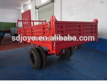 5ton four wheel agricultral tractor trailer