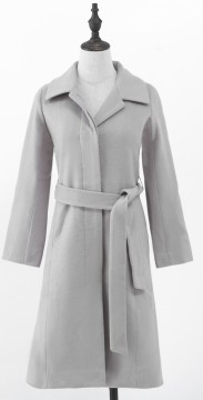Women's Beige Tweed Coat